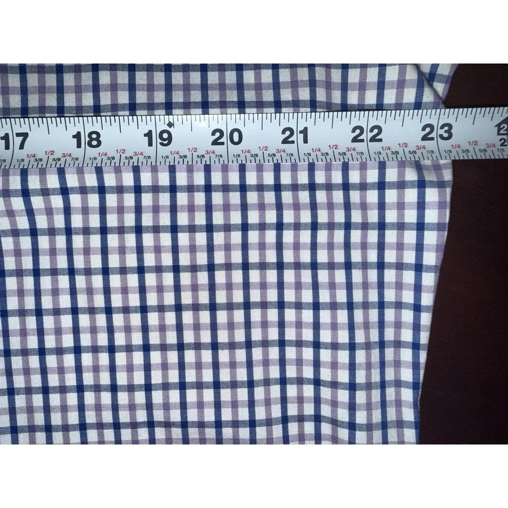 J Crew Mens Lightweight Slim Fit Plaid Button Down Shirt XL‎ Business Casual